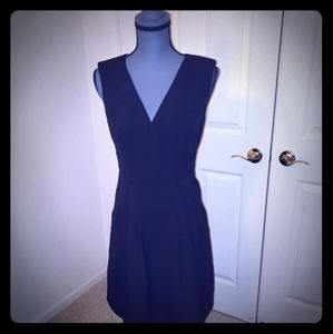 Black Calvin Klein V-Neck Dress